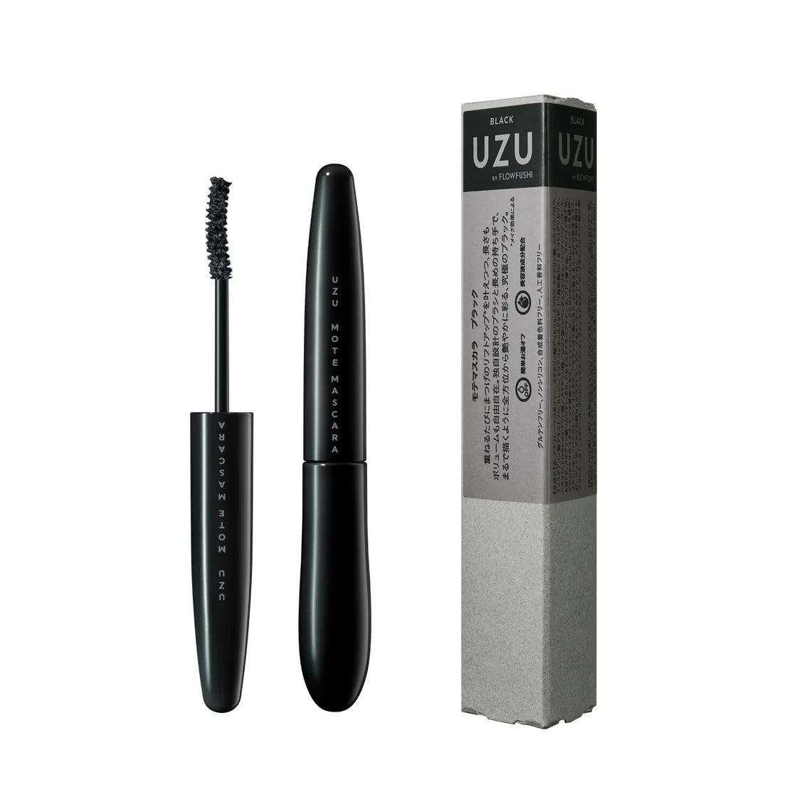 Flowfushi - Uzu Mote Mascara Japanese Mascara Black - 6g - JJ Cosmetics