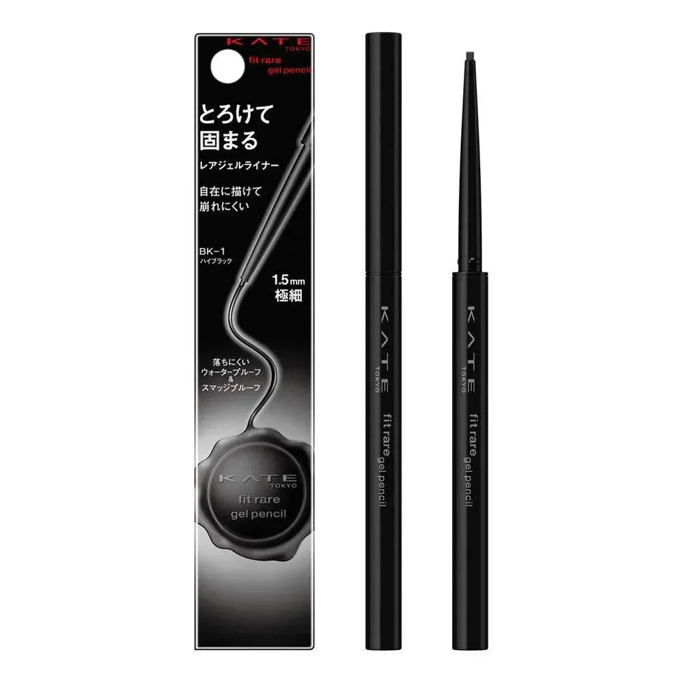 Kanebo - Kate Rare Fit Gel Pencil Eyeliner - Black - JJ Cosmetics