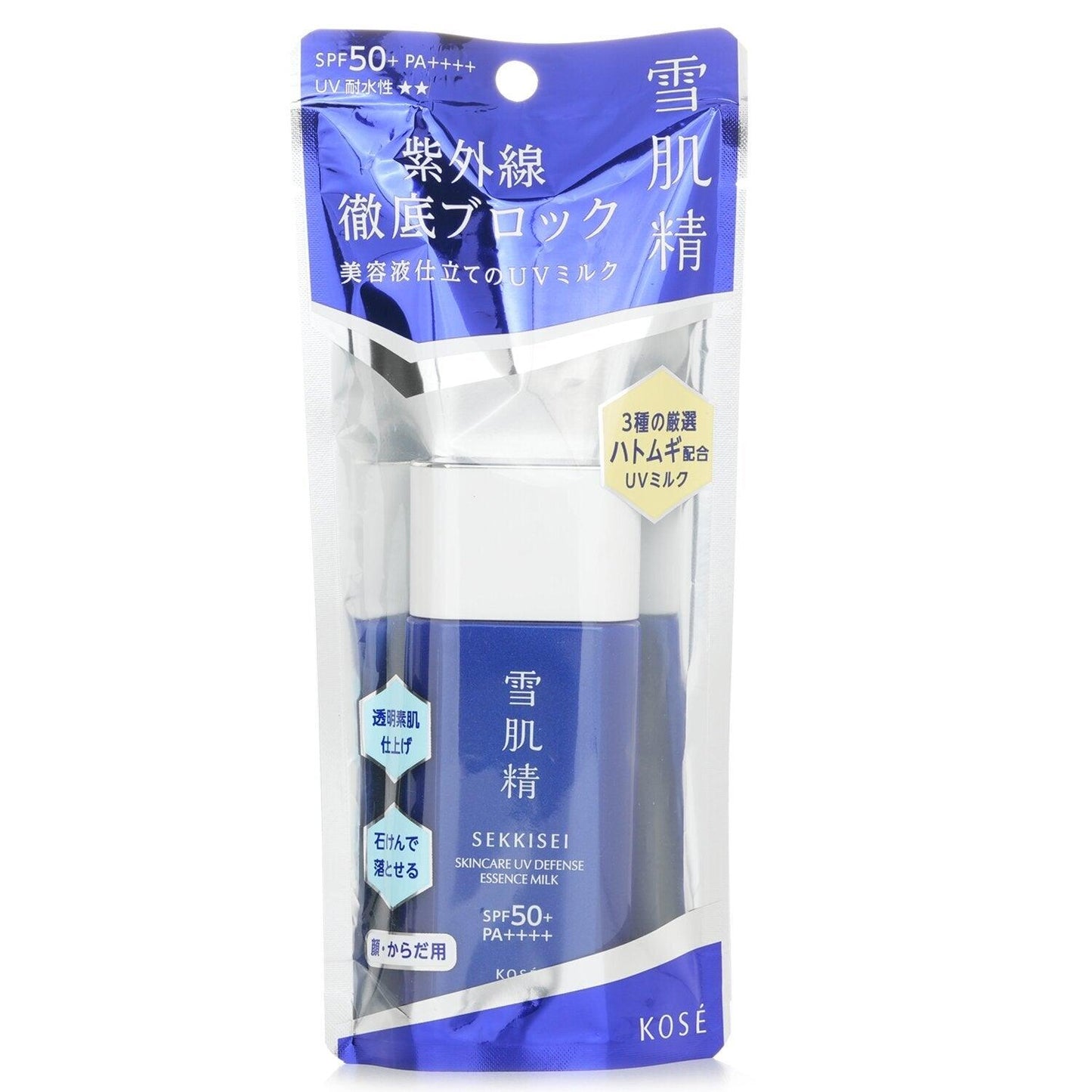 Kose - Sekkisei Skincare Defense Essence Milk SPF50+ PA++++ - 60g - JJ Cosmetics