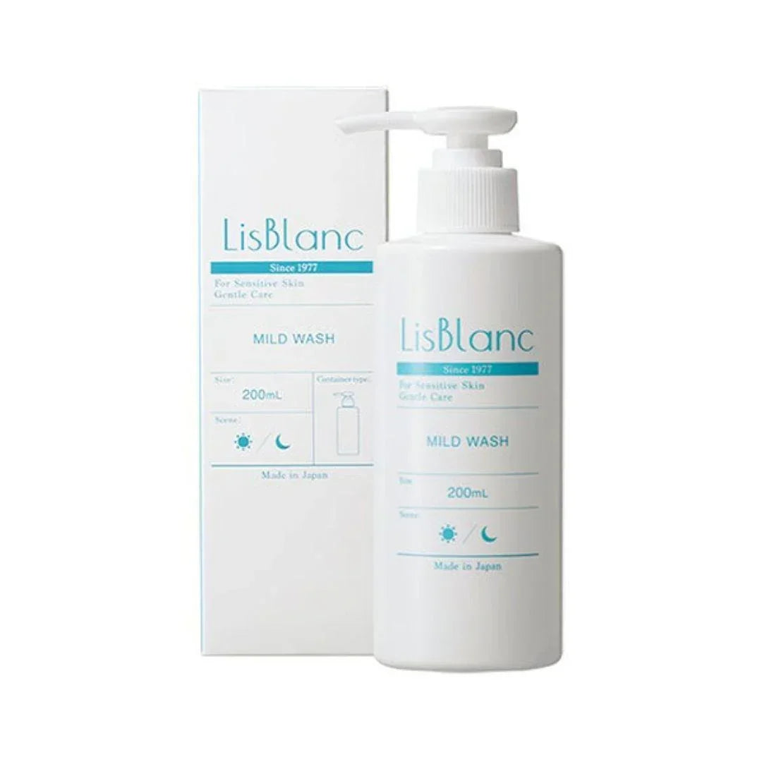 LisBlanc - Mild Wash Amino Acid Facial Cleanser - Sensitive Skin - 200ml