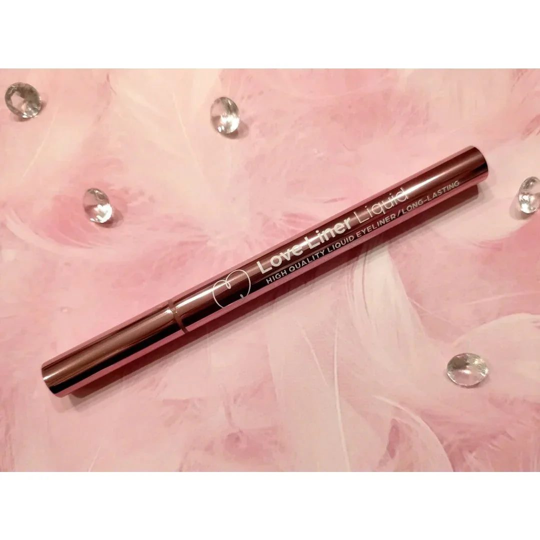 Love Liner - Long-Lasting Liquid Waterproof Dark Brown Eyeliner - JJ Cosmetics