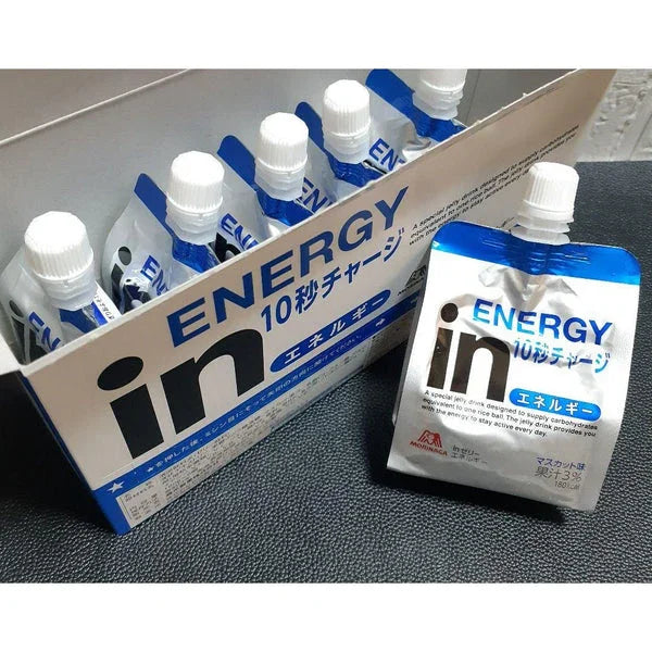 Morinaga - In Jelly Energy Drink – Muscat Flavor (180g × 6 Pack) - JJ Cosmetics