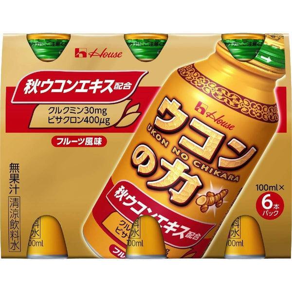 House Foods - Ukon no Chikara Turmeric Supplement Drink – 6 Bottles - JJ Cosmetics