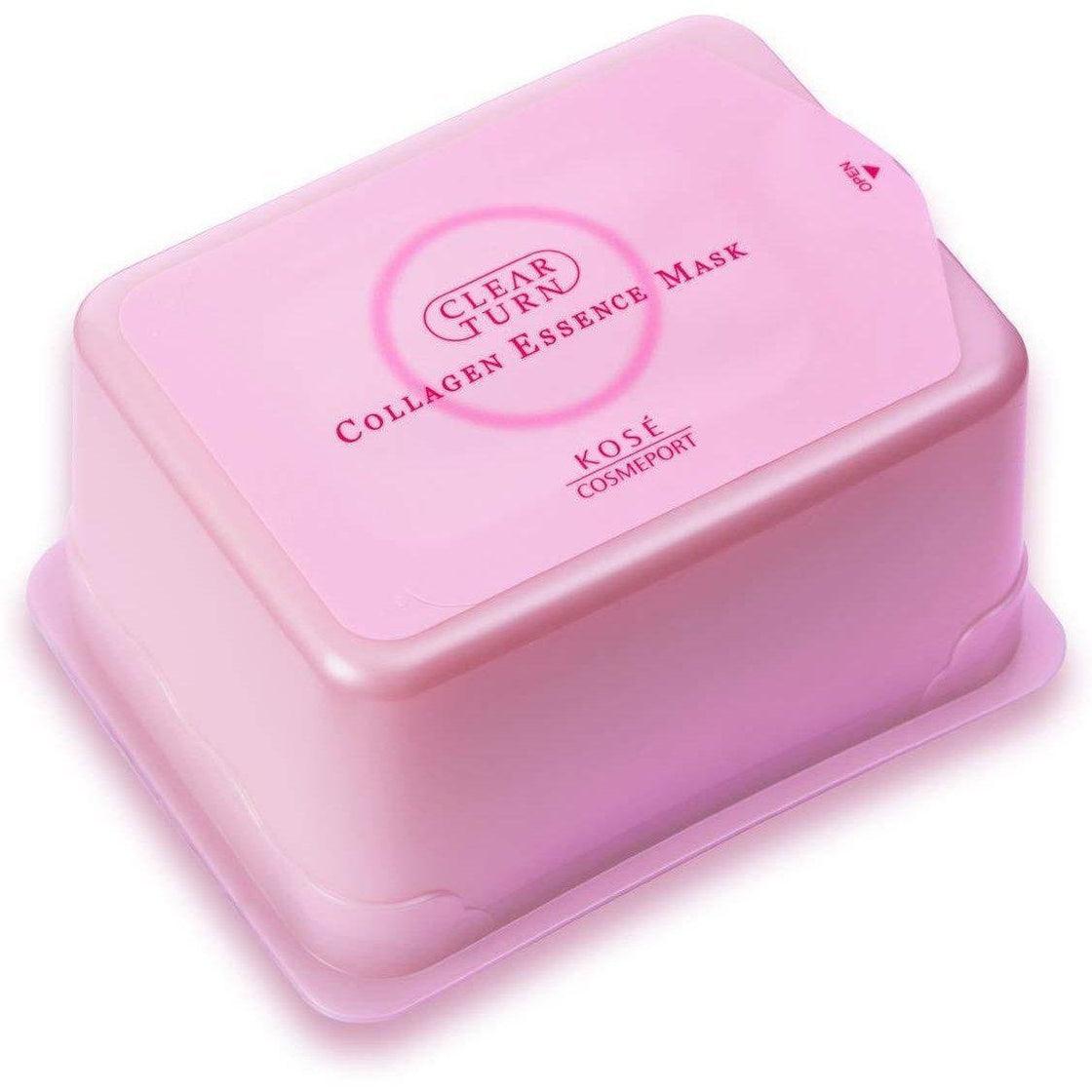 Kosé - Clear Turn Collagen Mask – Daily Use Facial Sheet Mask, 30 Sheets - JJ Cosmetics