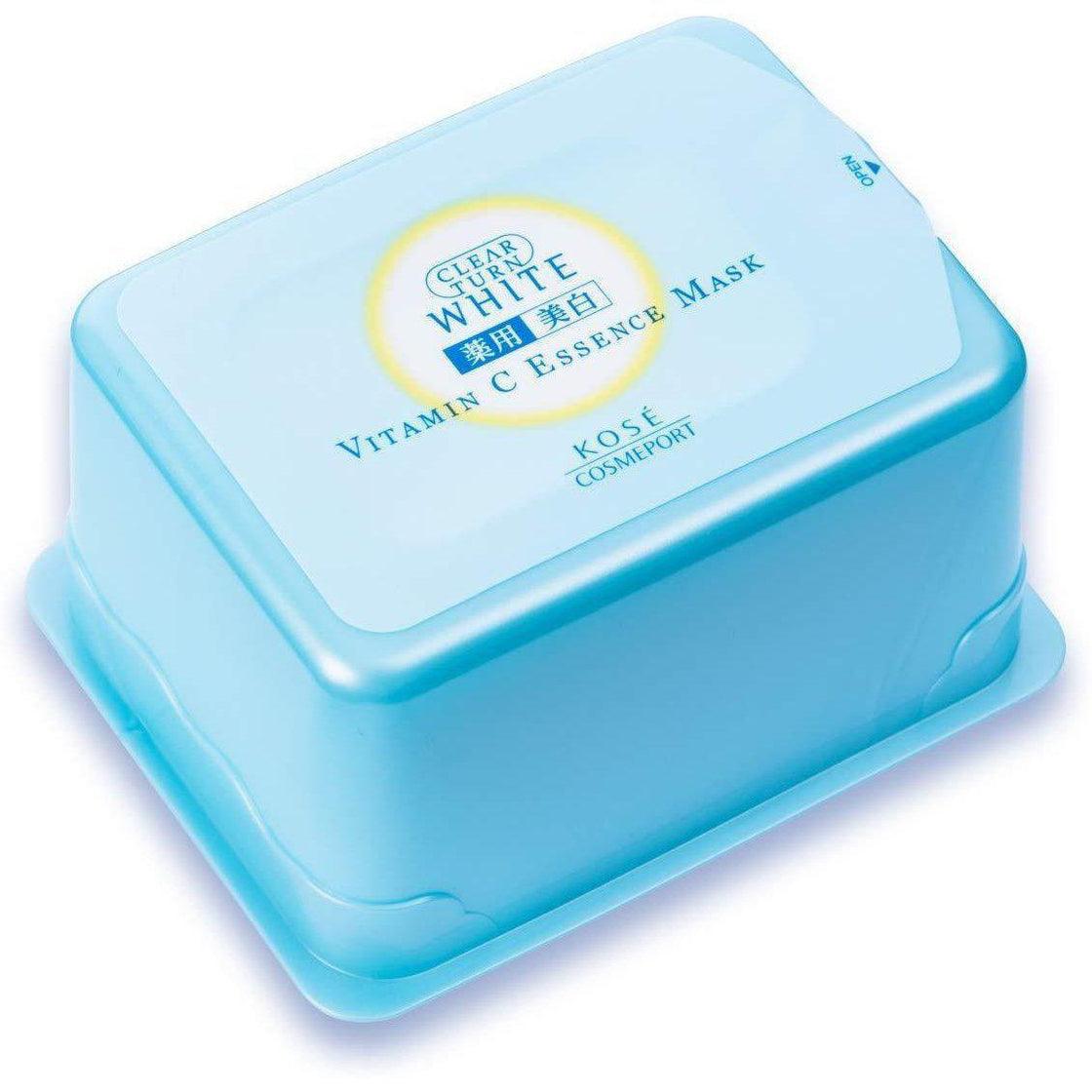 Kosé - Clear Turn Hydrating Vitamin C Facial Sheet Mask – 30 Sheets - JJ Cosmetics