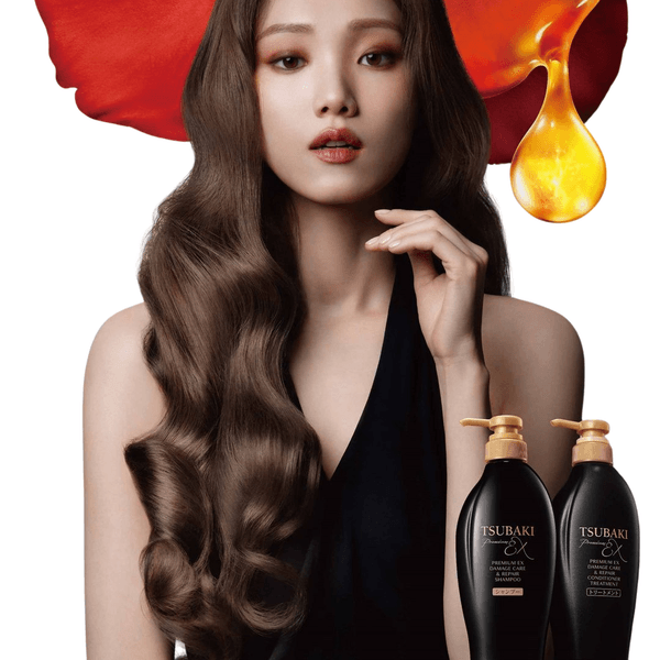 Shiseido - Tsubaki Premium EX Camellia Oil Hair Conditioner for Damaged Hair – 450ml - JJ Cosmetics