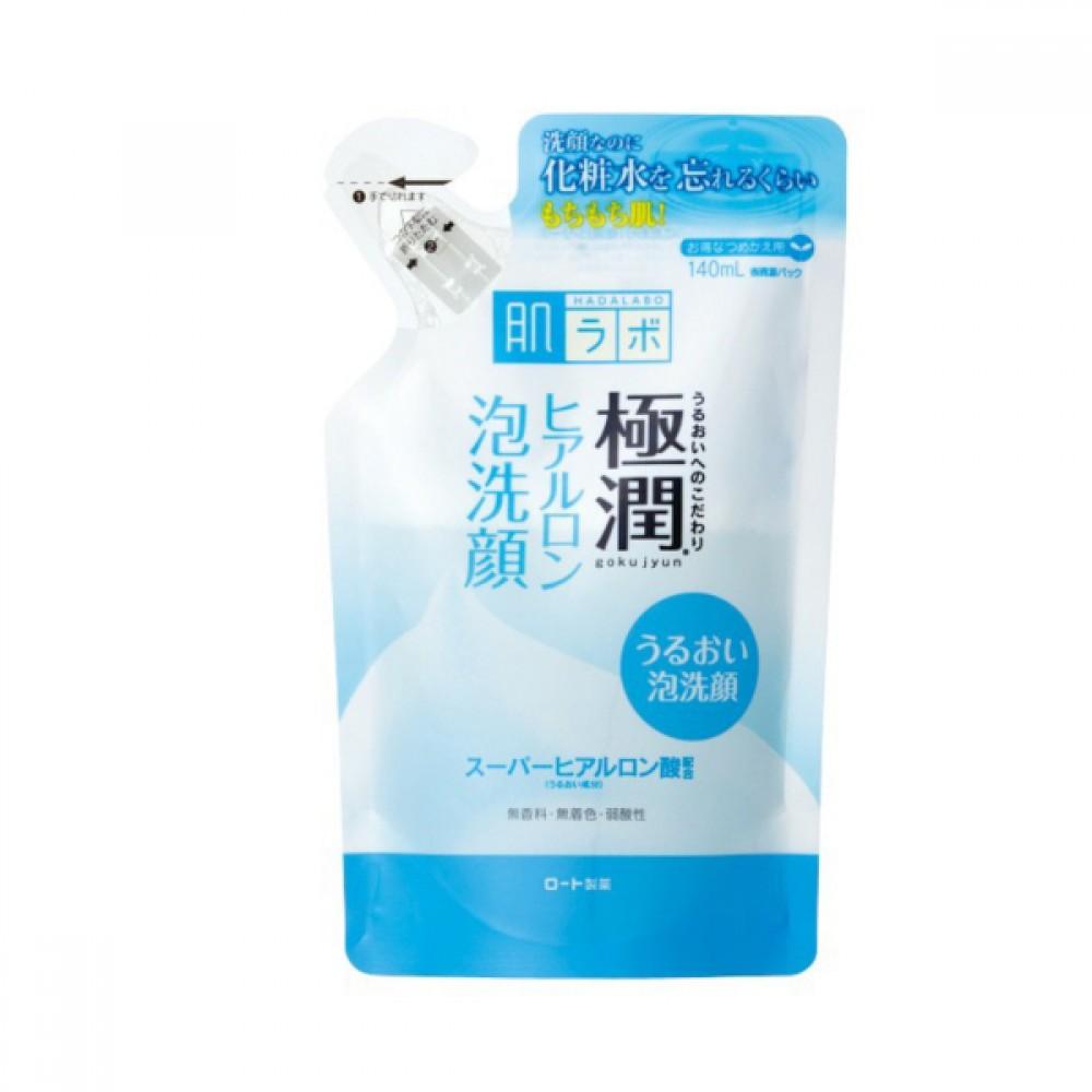 Hada Labo Gokujyun Super Hyaluronic Face Foam Refill - 140ml - JJ Cosmetics
