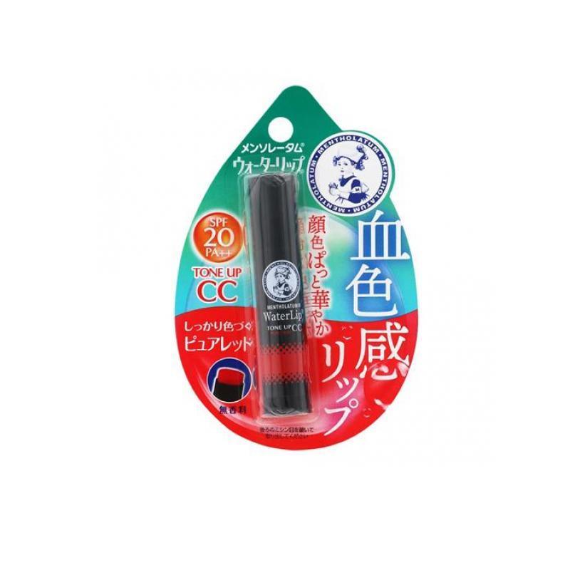 Rohto Mentholatum - Water Lip Tone Up CC Pure Red SPF 20 PA++ - 1pc - JJ Cosmetics