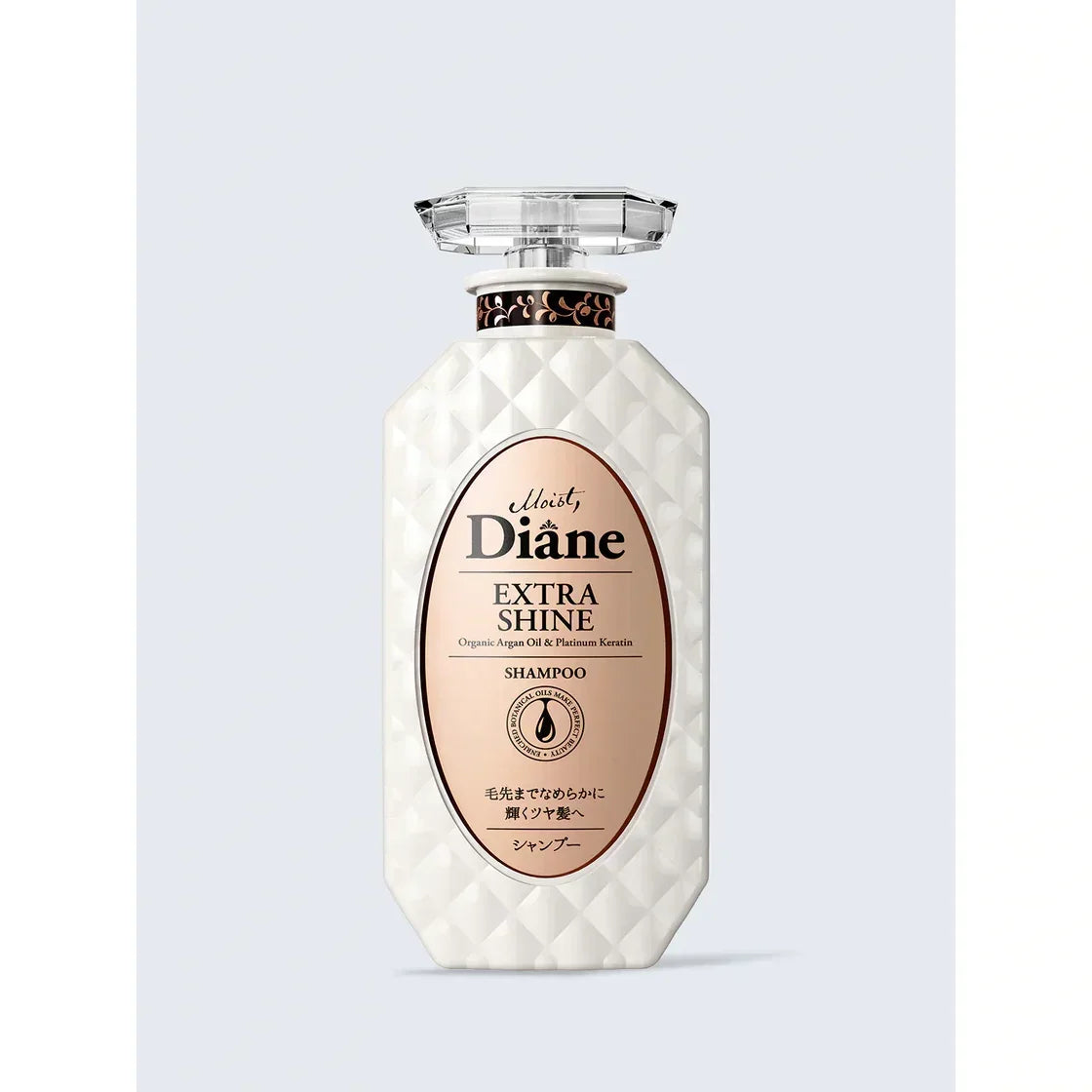 Diane - Shampoo Extra Shine Glossy Hair Organic Argan Oil & Keratin - 450ml - JJ Cosmetics