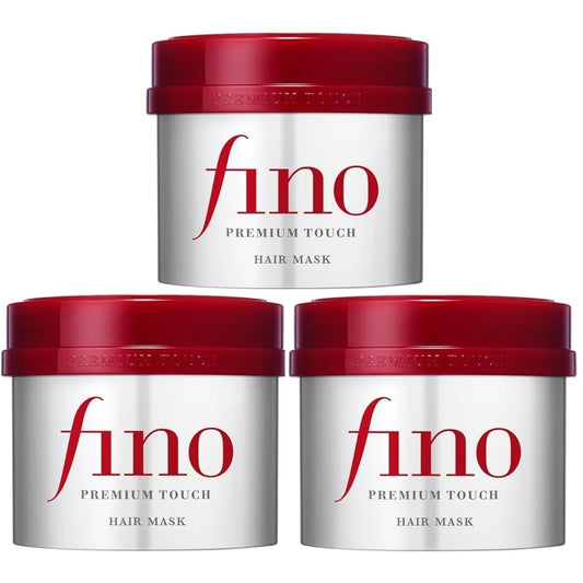 Shiseido - Fino Hair Mask Premium Touch Hair Mask - Pack of 3 - JJ Cosmetics