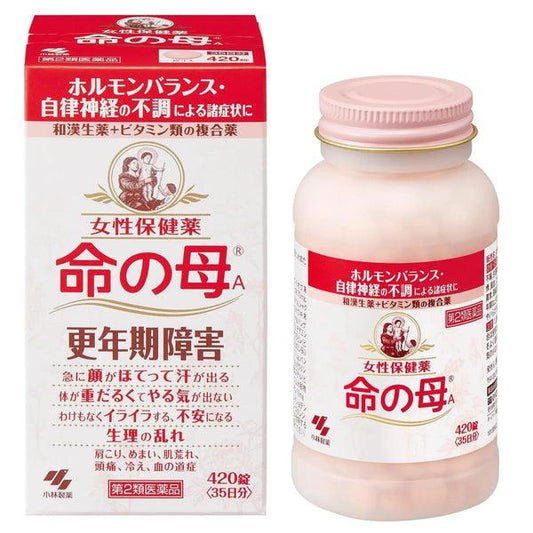 Kobayashi Pharmaceutical - Inochi no Haha A Menopause Supplement – 420 Tablets