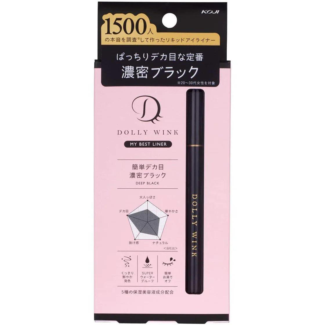 Dolly Wink - My Best Liner Liquid Eyeliner Deep Black - JJ Cosmetics
