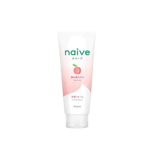 Kracie - Naive Peach Leaf Face Wash - JJ Cosmetics