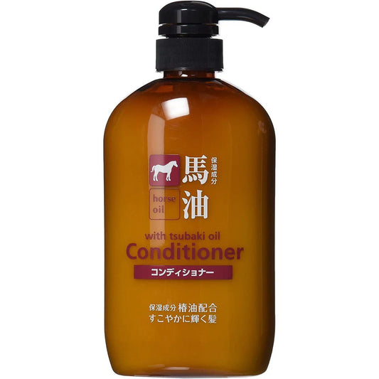 Kumano Yushi - Horse Oil Conditioner - 600ml - JJ Cosmetics