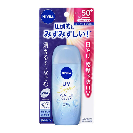 Nivea - UV Super Water Gel Ex Waterproof Sunscreen SPF 50+ - 80g
