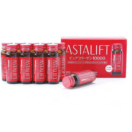 Astalift - Drink Pure Collagen 10000 - (Pack of 10 Bottles) - JJ Cosmetics