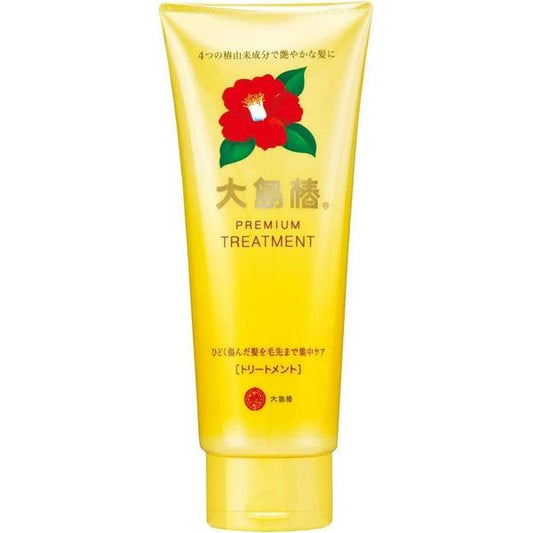 Oshima Tsubaki - Camellia Premium Hair Treatment – 180g - JJ Cosmetics