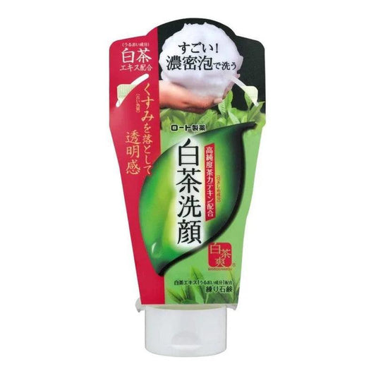 Shirochasou - White Tea Face Wash Foam - 120g - JJ Cosmetics
