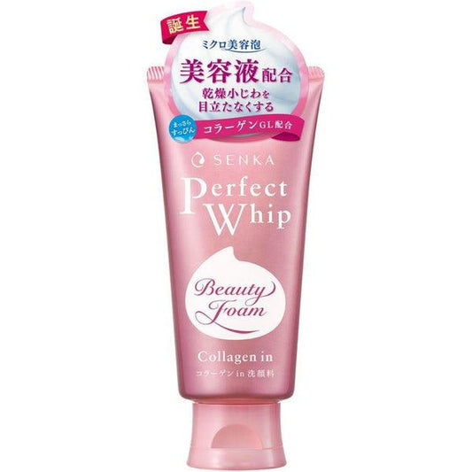 Shiseido - Senka Perfect Whip Collagen In Cleanser – 120g - JJ Cosmetics