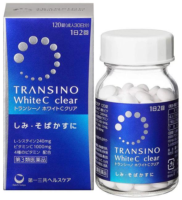 Transino - White C Clear (120 Tablets) - JJ Cosmetics