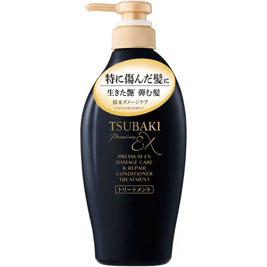 Shiseido - Tsubaki Premium EX Camellia Oil Hair Conditioner for Damaged Hair – 450ml - JJ Cosmetics