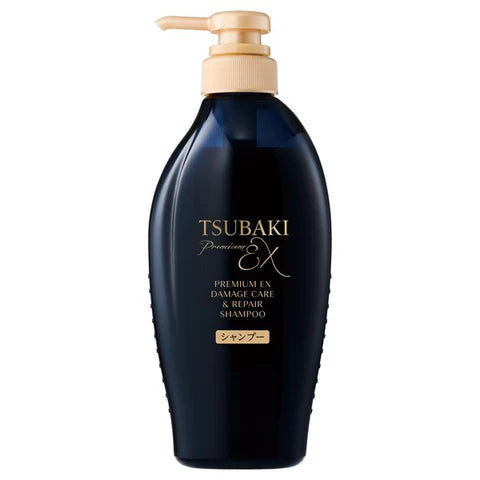 Shiseido - Tsubaki Premium EX Camellia Oil Hair Shampoo for Damaged Hair - 450ml - JJ Cosmetics