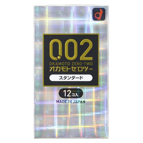 Okamoto Zero Two - 0.02mm Standard Condoms – 12 Pieces